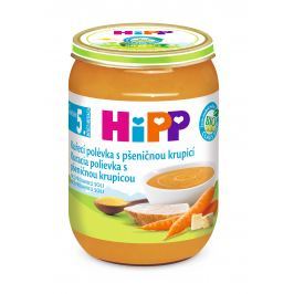 HiPP BIO Kuracia polievka s pšeničnou krupicou 6x190g