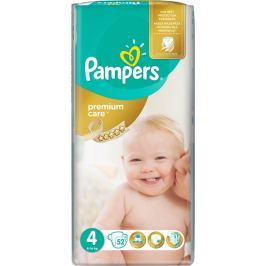 Pampers Premium Care Maxi 4, 52 ks (8-14 kg) - jednorazové plienky