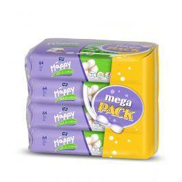 Bella Happy baby čistiace obrúsky hodváb a bavlna 4x64 ks