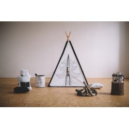 Vigvam design Teepee Party in the Woods - štvorcové