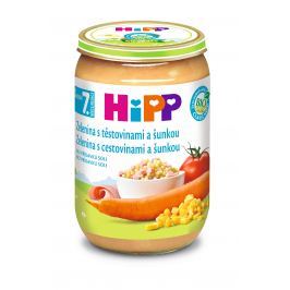 HiPP BIO Zelenina s cestovinami a šunkou 6x220g