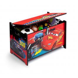 Delta Detská truhla na hračky Cars 2 - farebná