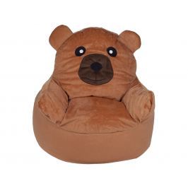 BabyGO Detské kresielko Medveď - hnedé