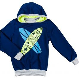 MMDadak Chlapčenská mikina Surf - modrá