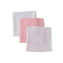 Summer Infant SwaddleMe mušelínová prikrývka, ružová sada 3ks