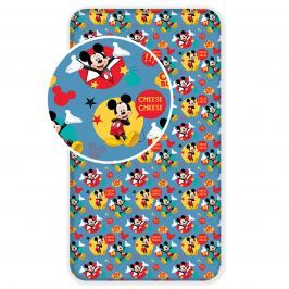 Jerry Fabrics Detské prestieradlo Mickey 2017, 90x200 cm - modré