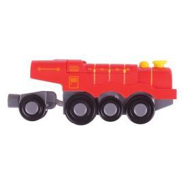 Bigjigs Rail Elektrická lokomotíva Flying Scotsman červená