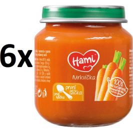 Hami prvá lyžička mrkva 6x125g