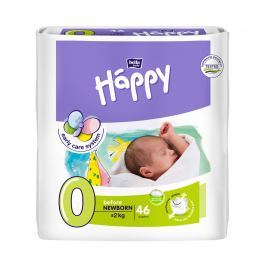 Bella Happy before newborn 46ks - jednorázové plienky