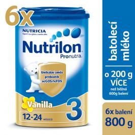 Nutrilon 3 Pronutra Vanilla - 6 x 800g