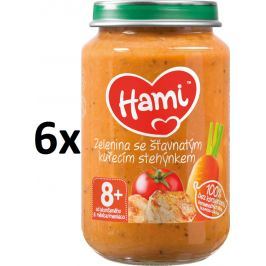 Hami Zelenina sa šťavnatým kuracím stehienka - 6 x 200g