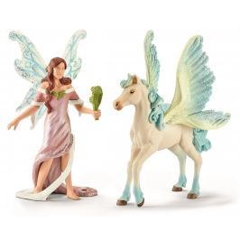 Schleich Elfí víla Safenja s koňom 70539