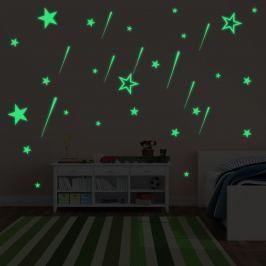 Walplus Svietiaca samolepka na stenu Hviezdy a Meteorický dážď