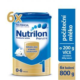 Nutrilon 1 počiatočné dojčenské mlieko Pronutra 6x800g