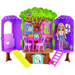 MATTEL Barbie Chelsea a domček na strome