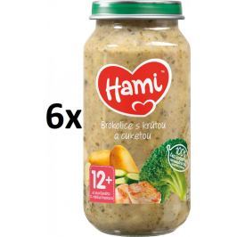 Hami Príkrm brokolica s morkou a cuketou, 6x250g