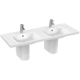 Nábytkové dvojumývadlo Ideal Standard Connect 130x49 cm, dva otvory pre batériu E813601