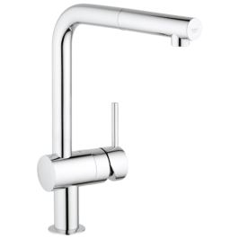 Drezová batéria Grohe Minta s vyťahovacou sprškou chróm 32168000