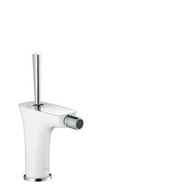 Bidetová baterie Hansgrohe PuraVida s výpustí bílá/chrom 15270400