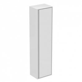 Vysoká skrinka Ideal Standard CONNECT AIR 33 cm, DEKOR SIVÝ DUB+MATNÝ BIELY LAK E0832PS