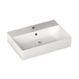 Umývadlo Sapho Sistema 60x42 cm otvor pre batériu, s prepadom 10SF50060
