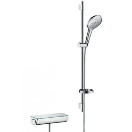 Sprchová batéria nástenná Hansgrohe Ecostat so sprchovacím setom, 150 mm 27037400