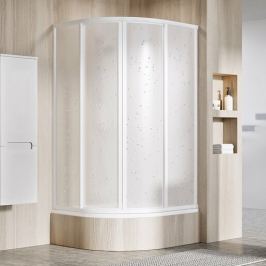 Sprchový kút štvrťkruh 80x80x170 cm Ravak Supernova biela 31144V10011