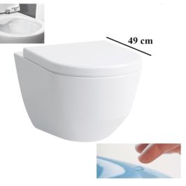 Závesné WC Laufen Laufen Pro, zadný odpad, 49cm 2096.5.400.000.1