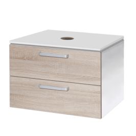 Kúpeľňová skrinka pod umývadlo Naturel Vario Dekor 69x45 cm dub bardolino VARIODESK75ZBIDB