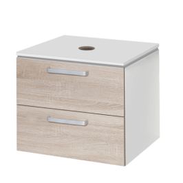 Kúpeľňová skrinka pod umývadlo Naturel Vario Dekor 54x45 cm dub bardolino VARIODESK60ZBIDB
