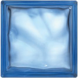 Luxfera Glassblocks blue 19x19x8 cm sklo 1908WBLUE