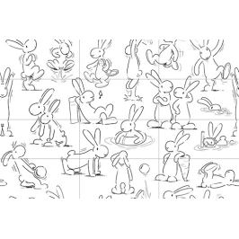 Dekor Rako Play biela 20x40 cm lesk WIDMB210.1