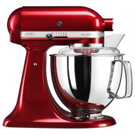 KitchenAid Kuchynský robot Artisan Elegance s 2 misami červená metalíza