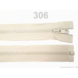 Kostený zips šírka 5 mm dĺžka 30 cm bundový Navajo 10ks Stoklasa