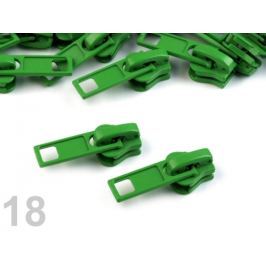 Bežec ku kosteným zipsom 5 mm Classic Green 10ks Stoklasa