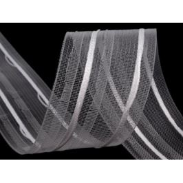 Záclonovka šírka 50 mm žabkové riasenie Transparent 50m