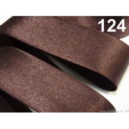 Šikmý prúžok saténový šírka 30mm zažehlený rozmeraný Cocoa Brown 20m