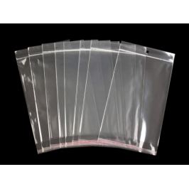 Celofánové sáčiky s lepiacou lištou a závesom 17x25,5 cm Transparent 100ks Stoklasa