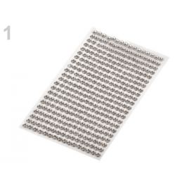Samolepiace kamienky na lepiacom prúžku Ø5 mm crystal 1kar. Stoklasa