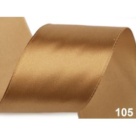Atlasová stuha šírka 50 mm béžová tm. 22.5m Stoklasa