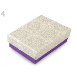 Krabička 7x9 cm fialová 4ks Stoklasa